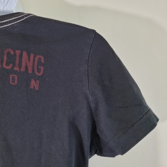 VTG LOONEY TUNES "Road Kings With Road Runner" Black Short Sleeve Tee Size L - Picture 9 of 12